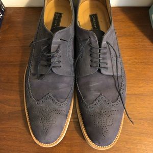 Gordon Rush Blue Suede Wingtip (Extra Light)